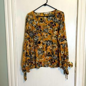 EUC Rose & Olive XL Blouse